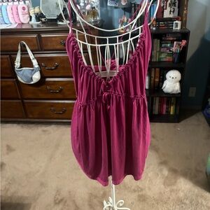 Free people tank open back